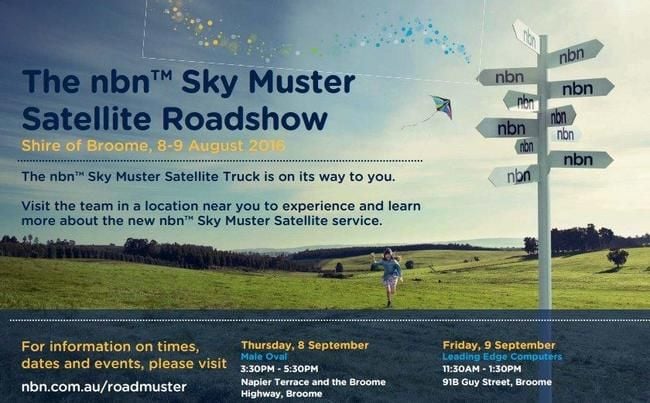 Leading Edge to host NBN demo on Friday with Road Muster at 11.30 Leading Edge to host NBN demo on Friday with Road Muster at 11.30